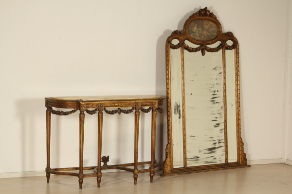Consolle con specchio - Mobili in stile - Bottega del 900 ... Consolle con specchio - Mobili in stile - Bottega del 900 ...