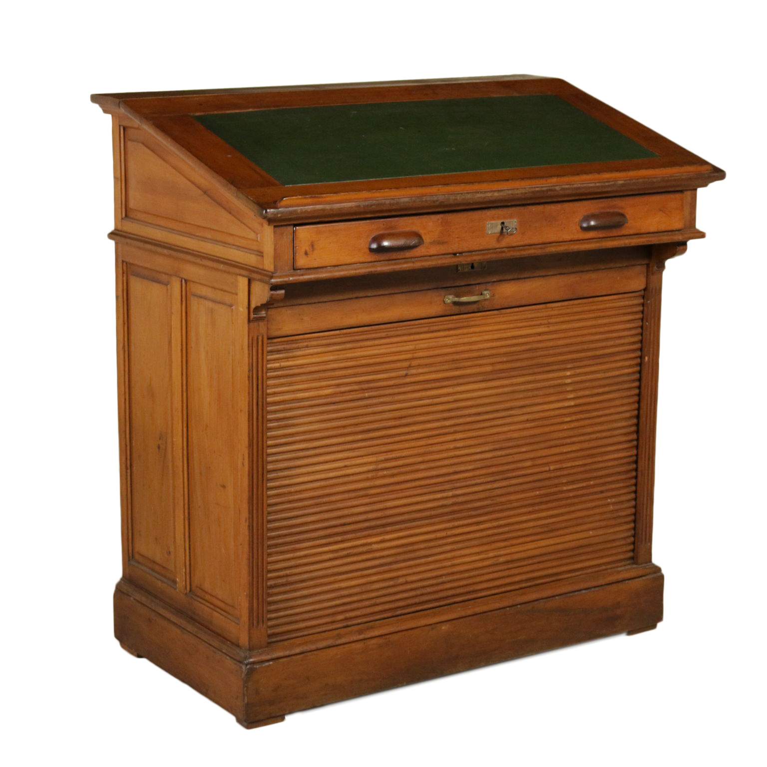 writing desk with shutter