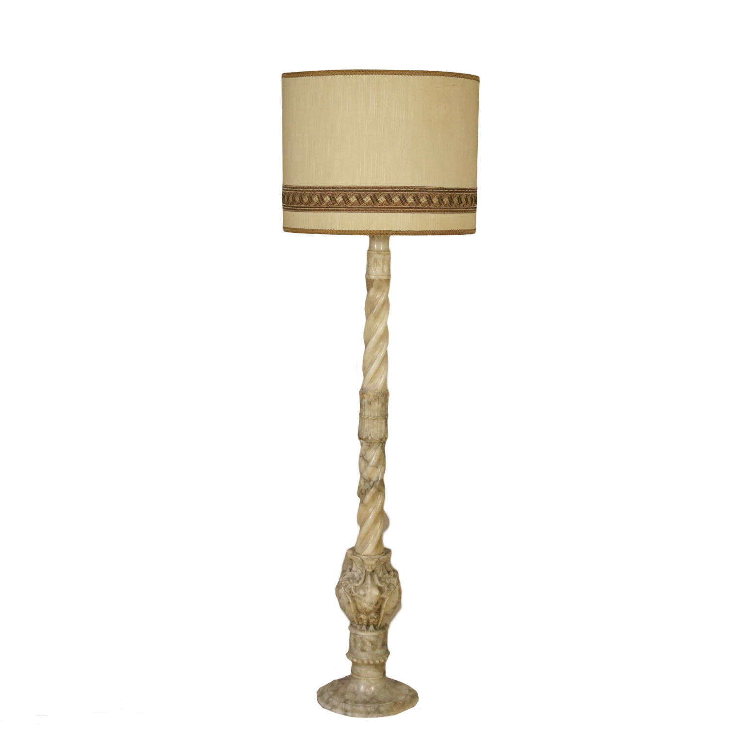 Floor Lamp Alabaster Manufactured In Italy Early 1900 Lighting Floor Lamp In Alabaster