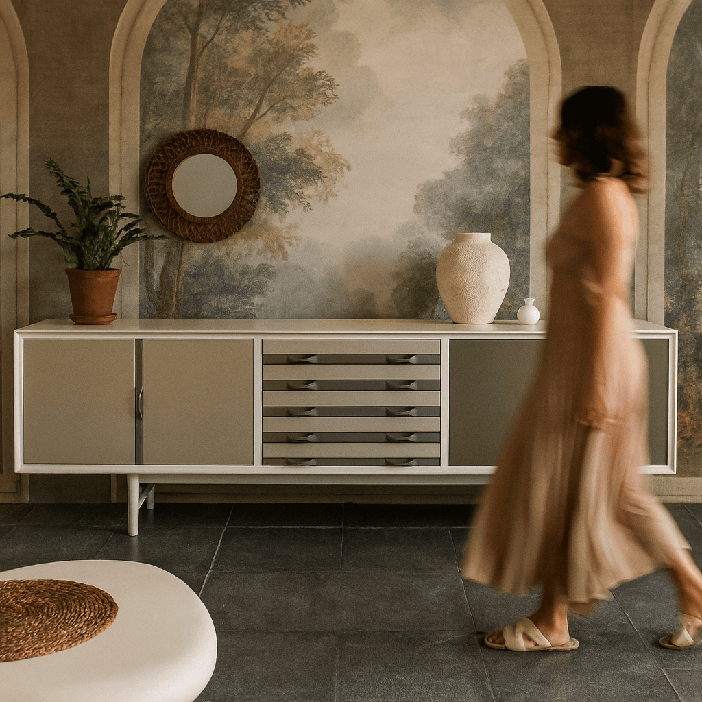 Sideboard Prisma Collection Anni 60 Modernariato Mobilio (1)