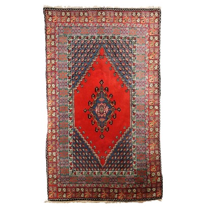 Vintage Melas Teppich Türkei 260x160 cm Baumwolle Wolle Großer Knoten