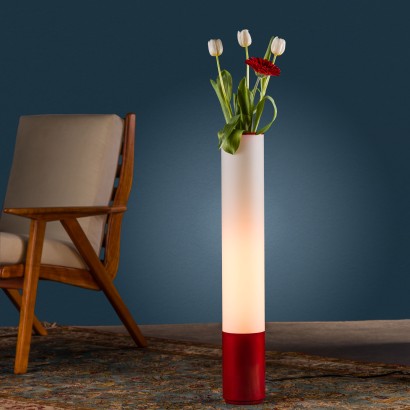 Luminescent Vase 2483/1 by M. Ingrand for FontanaArte