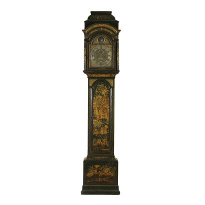 Horloge à Tour Ancien Phippard Chêne Angleterre XVIIIe Siècle