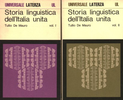 Storia linguistica dell'Italia unita (2 Volumi)