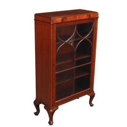 British Showcase Mahogany Neo-Gothic Style XX Century