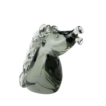 Cabeza de caballo de cristal Archimede Se, Archimede Seguso, Archimede Seguso, Archimede Seguso, Archimede Seguso