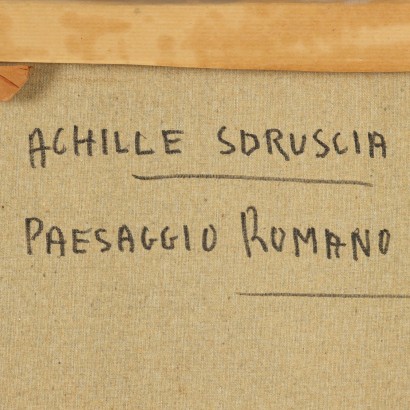 Gemälde von Achille Sdruscia, römische Landschaft, Achille Sdruscia, Achille Sdruscia, Achille Sdruscia, Achille Sdruscia