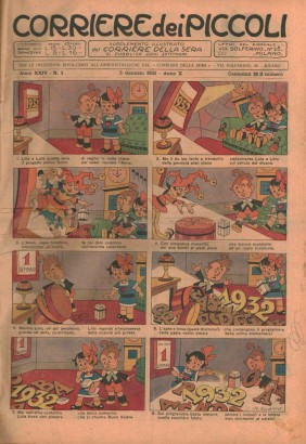 Corriere dei piccoli 1932. Annata completa (52 numeri)