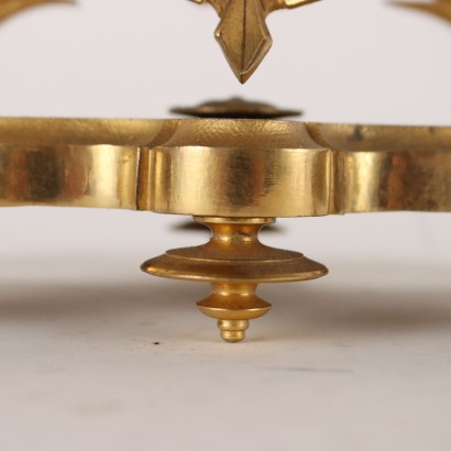 Horloge de comptoir en bronze doré