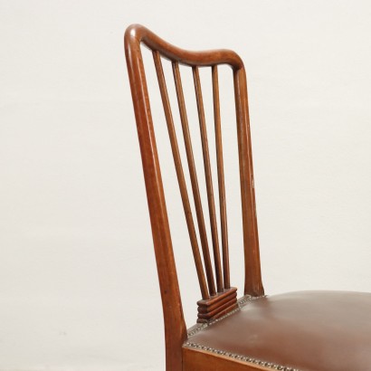 Gruppe von 6 Stühlen, sechs Stühle aus den 1950er Jahren