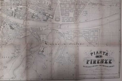 Pianta-guida della città di Firenze 1875