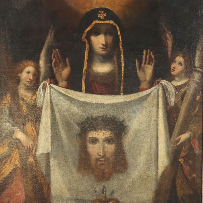 Peinture de Sainte Véronique et le Voile Sacré