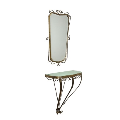 Console with mirror from the 1950s