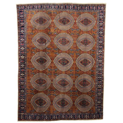 Tapis Kayseri Ancien en Coton et Laine Noeud Gros 273 x 207 cm