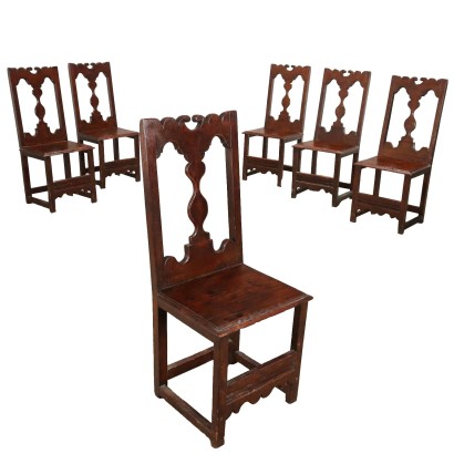 Group of Six Neo-Renaissance Chairs