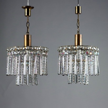 Pair of chandeliers