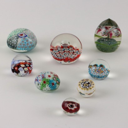 Group of Muran Glass Paperweights