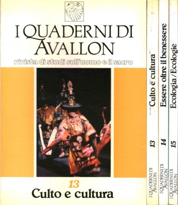 I Quaderni di Avallon. Rivista di studi sull'uomo e il sacro, 1987 (3 Volumi, annata completa)