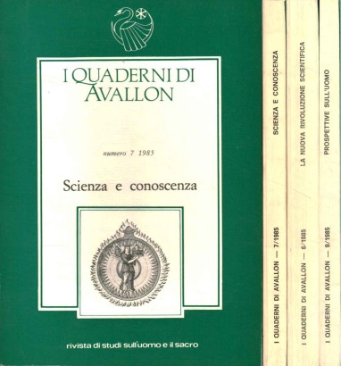 I quaderni di Avallon, 1985 (3 Volumi, annata completa)