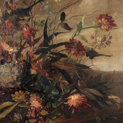 Painting with floral composition,Painting with floral composition