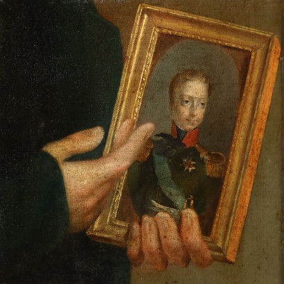 Dipinto Ritratto maschile 1833,Dipinto Ritratto maschile 1833
