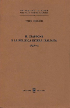 Il Giappone e la politica estera italiana