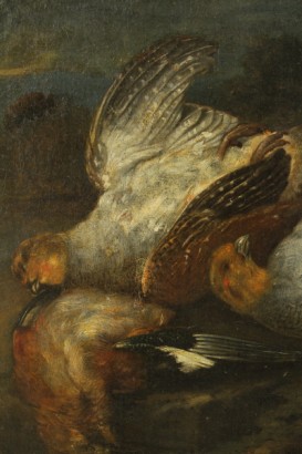 Kunst, antik, Gemälde, 600 und 700, Jan Fyt (1611 – 1661), Rebhühner, Stillleben mit Vögeln, Ölgemälde auf Leinwand, Gemälde, flämische Malerei