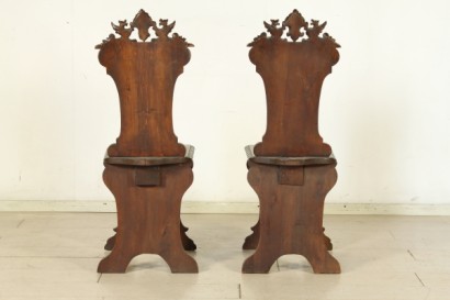 Pair of neo renaissance stools, pair of stools, neo renaissance, bottega 900, # bottega900 #neorinascimento