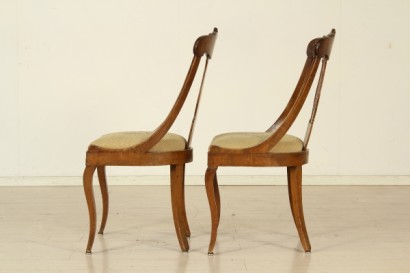 Stühle, geschnitzten Beinen, Rücken, #antiquariato, #sedie,