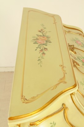 Coffre des tiroirs, mobile, limelight, peinture, mobilier de style vénitien, #bottega900, #barocchetto