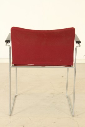 chairs, metal, chrome, 60 70 years, armrests, padding, lining, #modernariato, #sedie
