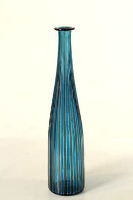 Venini, 1988, verre en forme de tonneau, murano, bouteille, #modernariato, #oggettistica