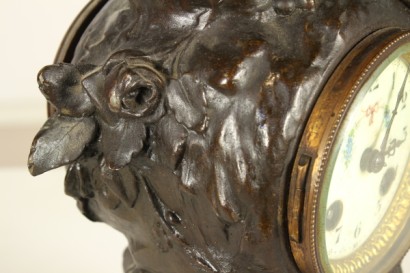 clock, sculpture, bronze, marble, Moreau, 900, #antiques, #bronzi