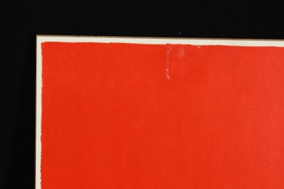zeitgenössische Kunst, Bernard Aubertin 1934, 2008, 21. Jahrhundert, Monochrom, Acryl auf Papier, Hartfaser