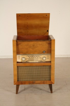 radio, 50 años, enchapado de madera, producción americana, #modernariato, #complementi, #dimanoinmano