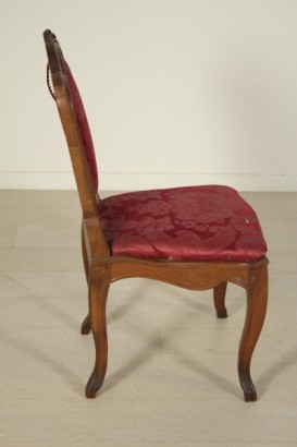 chairs, upholstery, walnut, 700, made in italy, #antiquariato, #sedie, #dimanoinmano