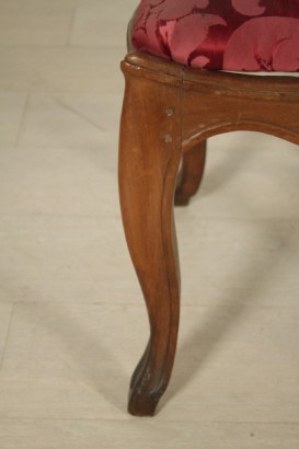 chairs, upholstery, walnut, 700, made in italy, #antiquariato, #sedie, #dimanoinmano