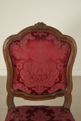 Stühle, Polster, Walnuss, 700, hergestellt in Italien, #antiquariato, #sedie, #dimanoinmano