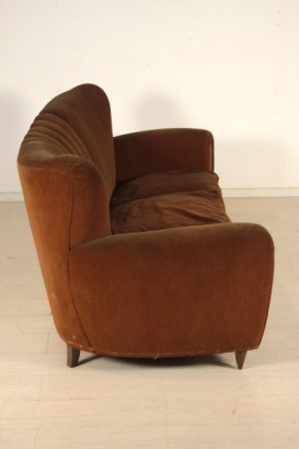 sofá, de 40 años, terciopelo, hecha en Italia, #modernariato, #divani, #dimanoinmano