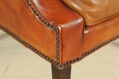 fauteuil, cuir, 900, rembourrage, #bottega, #artdecò, #dimaninmano