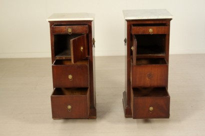 Pair nightstands Empire