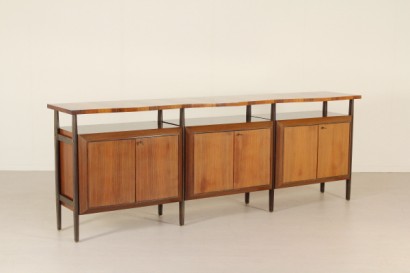 aparador, años 60, madera contrachapada, palisandro, made in Italy, #modern, #furniture, # {* $ 0 $ *}