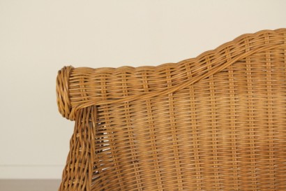 sillas, mimbre, ratán, hechas en Italia, #modernariato, #poltrone, #dimanoinmano