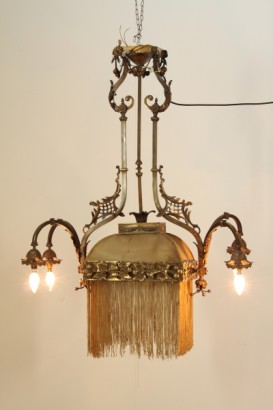 lustre en liberté, bronze, 900, faite en Italie, #bottega, #illuminazione, #dimanoinmano