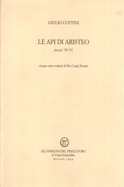 Le api di Aristeo, Giulio Cottini