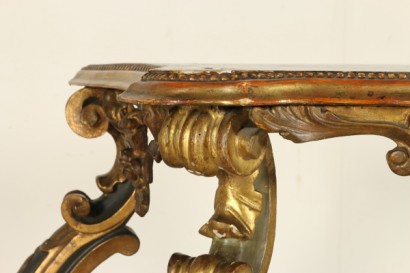 Lacquered and Gilded Console