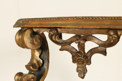 Lacquered and Gilded Console