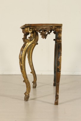 Lacquered and Gilded Console