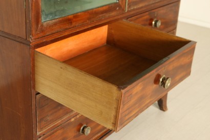 Commode avec Porte Linge XIXe Siècle