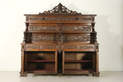 Interior large sideboard-Renaissance style full room